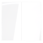 Клавиши для выключателя/переключателя двухклавишного, S70 (белый глянцевый)