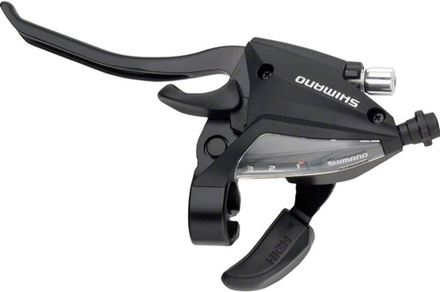 Шифтер/ручка тормоза, SHIMANO ASTEF5002L SBLC левая,3-пер.,трос 1750мм,черный
