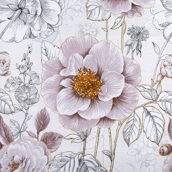 Евро комплект постельного белья Сонет бязь Премиум наволочки 70x70 см