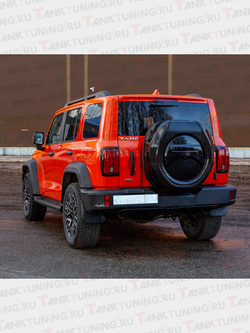 Бокс запасного колеса BRM чёрный металлик для Tank300