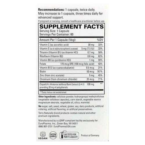 Terry Naturally, Sucontral® D, 60 капсул