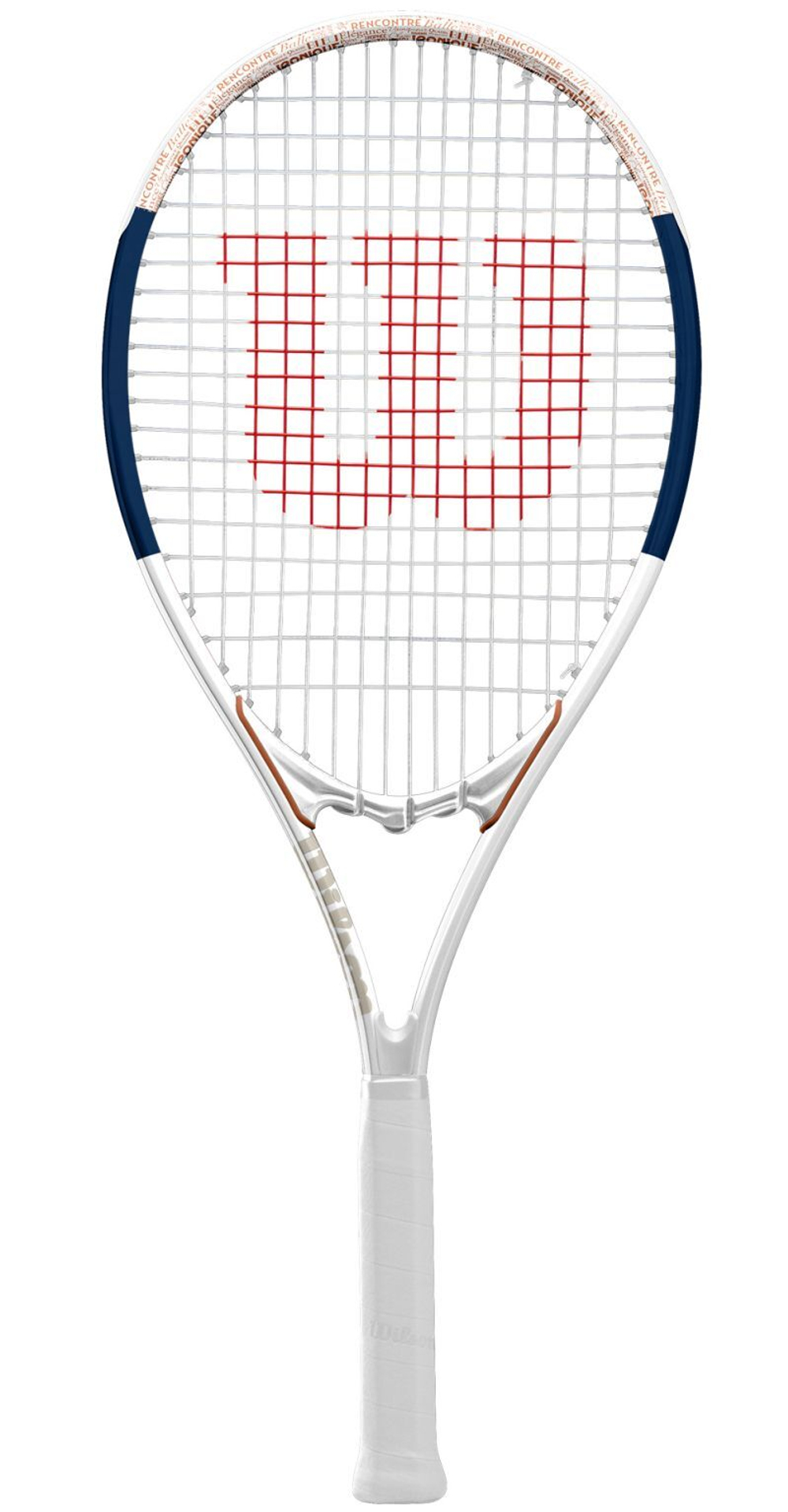 Ракетка теннисная Wilson Roland Garros Elite - white/blue