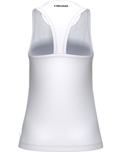 Женский топ теннисный Head Agility Tank - white/apricot