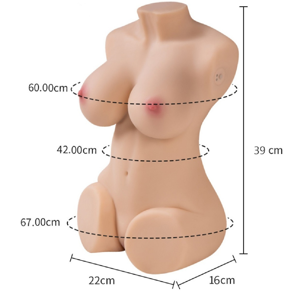 Мини кукла Wendy с функцией всасывания, вибрацией и пультом ДУ 39 см