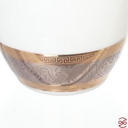 Перечница Thun Опал широкий кант платина золото 7 см