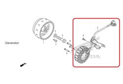 31120-KZZ-901. STATOR COMP. (DENSO). Honda CRF250L-M-Rally (2012-2020)