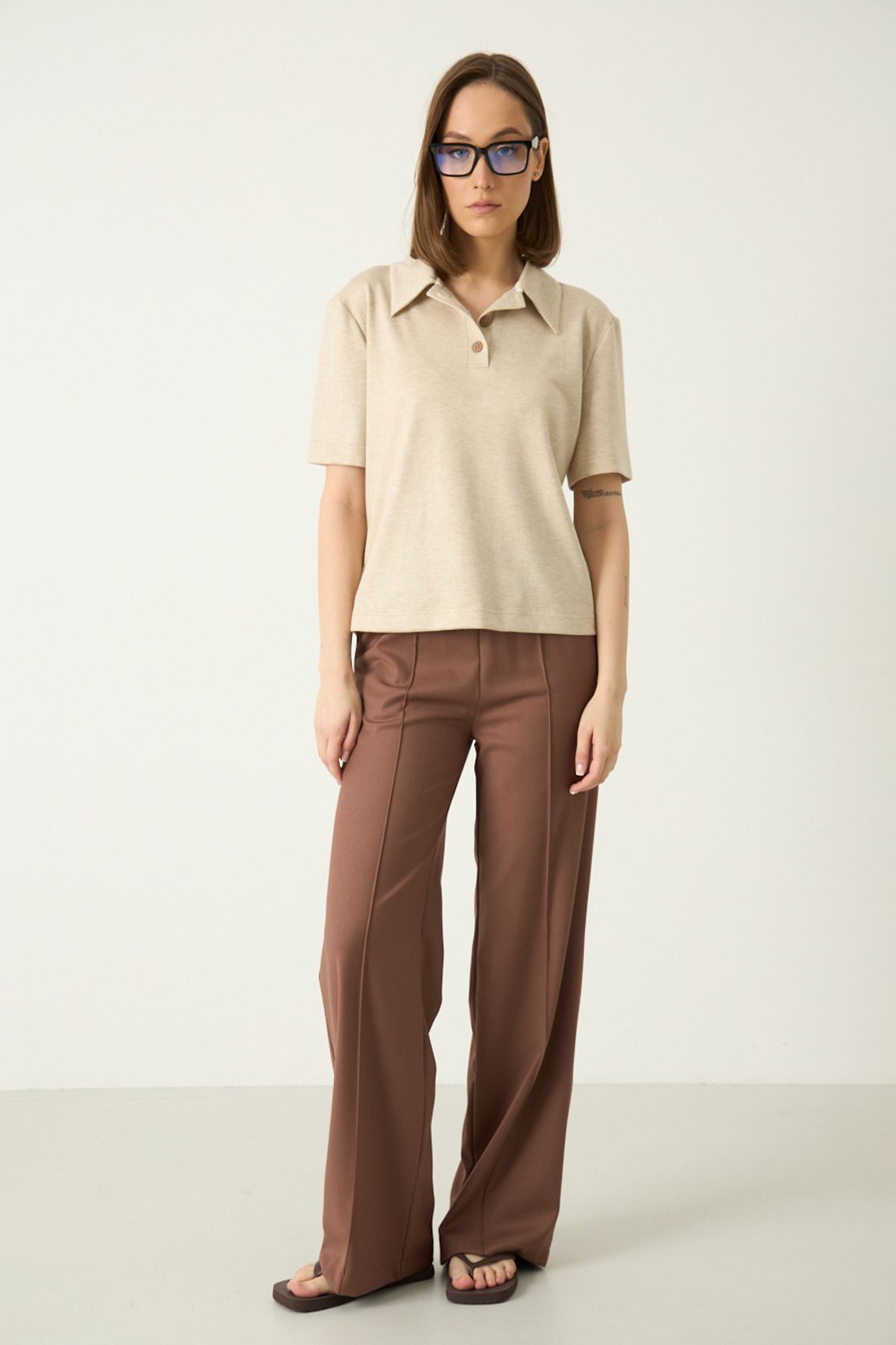 Брюки R2062 какао / 40