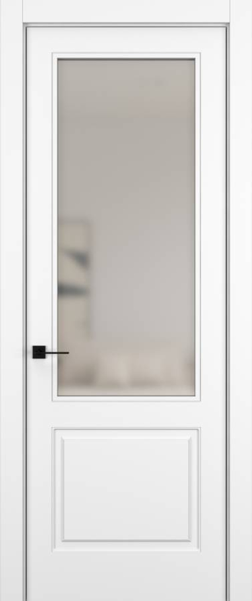 Дверь 02V HARMONY Матовый Снежный