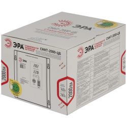 Стабилизатор напряжения ЭРА СННТ-2000-ЦБ настенный ц.д. 140-260В/220/В 2000ВА белый | Настенные