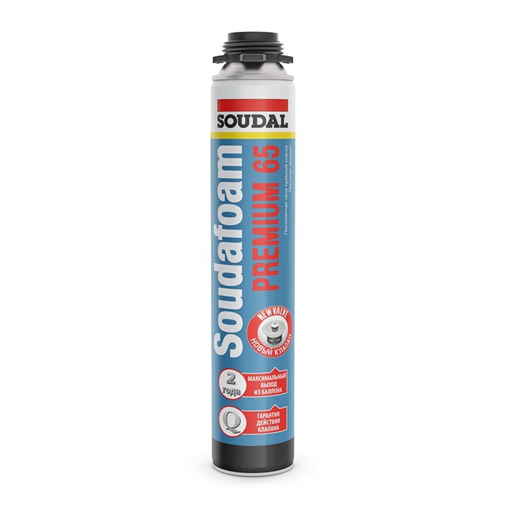 Пена Soudal пистолетная Премиум 65 820мл