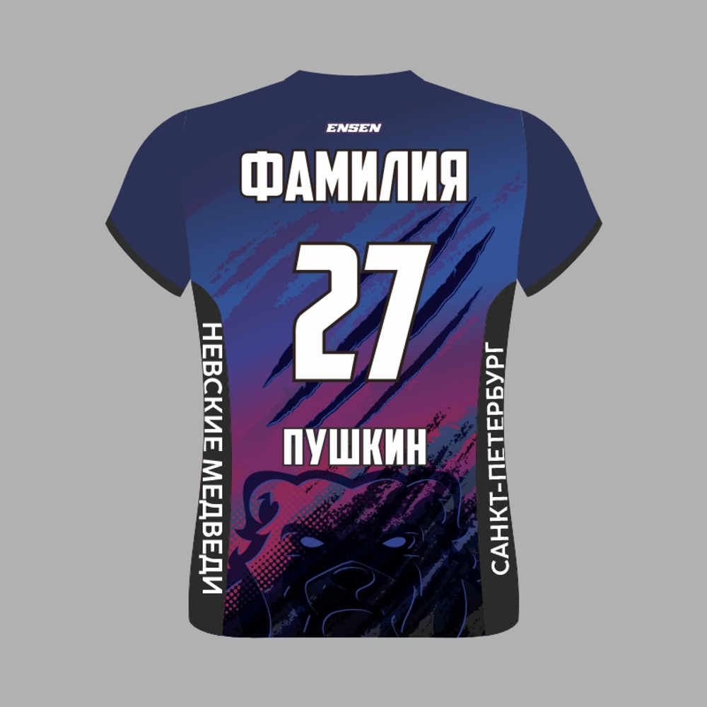Футболка женская. Основной. Пушкин