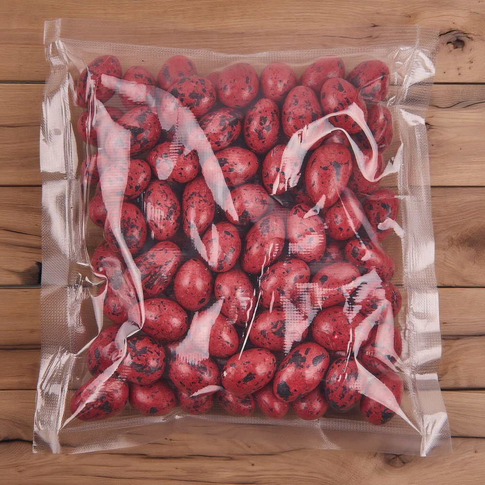 Драже шоколадное с миндалем «Яички красные» 0,5 кг