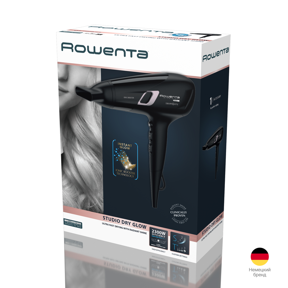 Фен Rowenta Studio Dry Glow Blow-Dryer CV5820F0