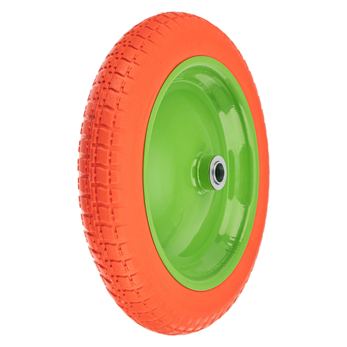 689765 Колесо полиуретановое 3.00-8 // длина оси 90 мм // подшипник 20 мм // Сибртех