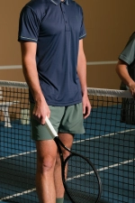 Мужское поло RS Performance Court Polo - Striped Collar (252M017926)