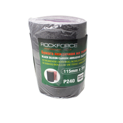 Бумага наждачная на тканевой основе 115ммх5м в рулоне (P240) RockForce##Rock FORCE RF-FB2240C