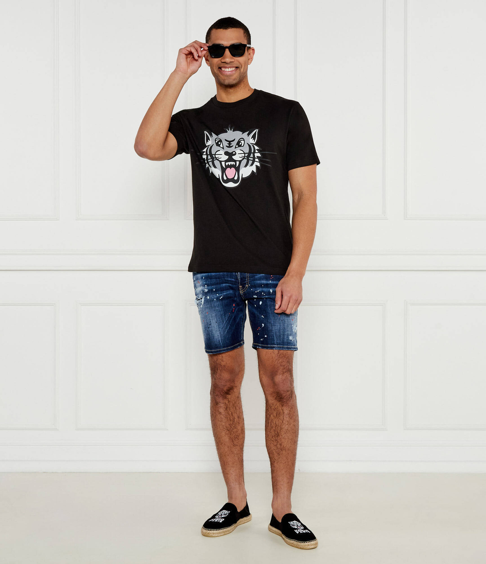 Футболка HAPPY TIGER Kenzo - черный(FF55TS5334SG)