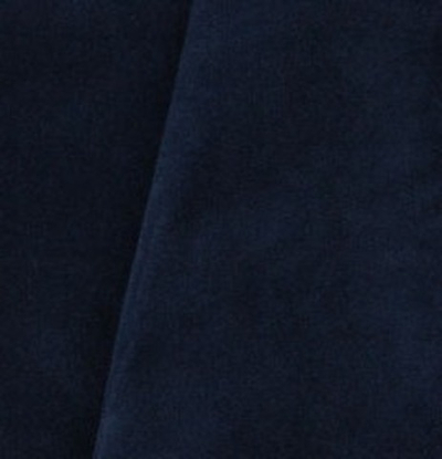 Бархат, 268 г/м2, 100% хлопок, 150 см, тёмно-синий