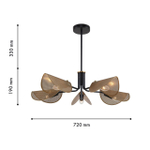 Потолочная люстра F-Promo Harsh 4082-5P