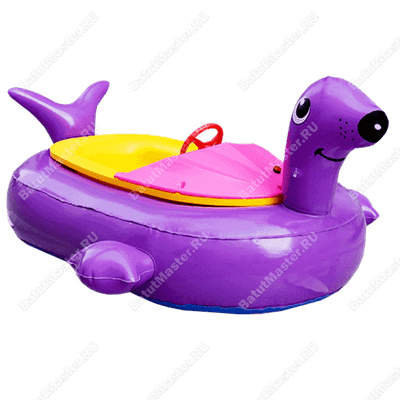 Электрическая бамперная лодка «Морской котик» на часовом механизме