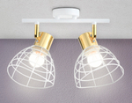 TR8601/2 WH/GD белый/золото E27*2 max 40W 260*154*230