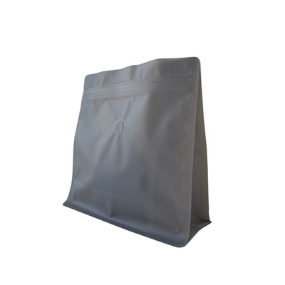 Пакет для кофе 1 кг (Квадропак квадратный — серый)