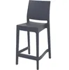 Полубарный стул Maya серый