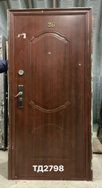 Дверь металлическая Б/У 205(в) х 95(ш) Входная