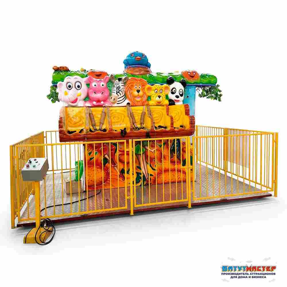 Летающая скамейка «Весёлая саванна», 12 мест,  6×6×2,85 м