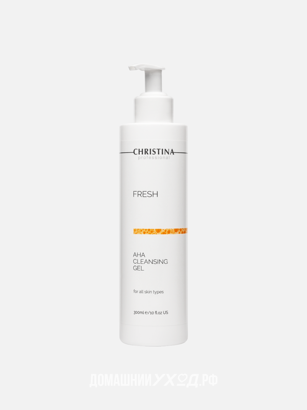 Очищающий гель с фруктовыми кислотами Fresh AHA Cleansing Gel, Christina, 300 мл