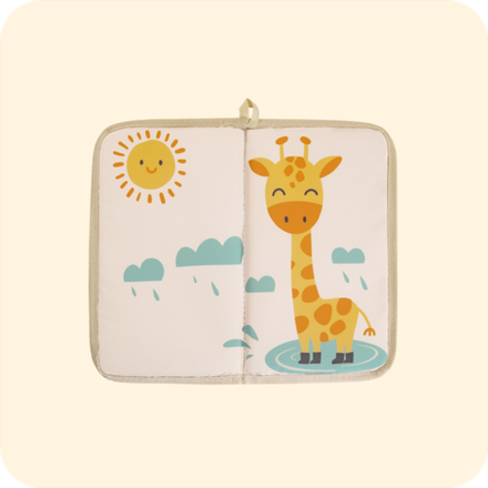 Коврик для переобувания. Жираф