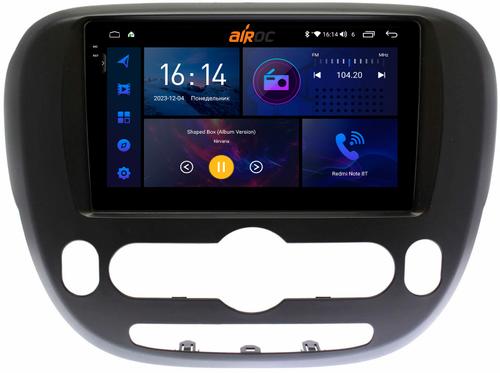 Магнитола для KIA Soul 2 2014-2019 (климат) - AIROC 2K RI-2320-N14 Android 12, Быстрая, QLed+2K, CarPlay, SIM-слот