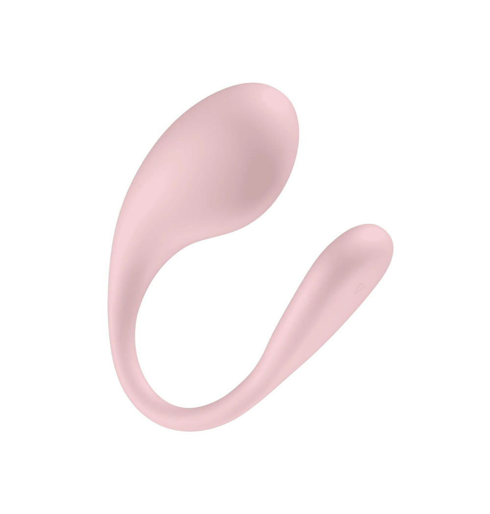 Розовое интерактивное виброяйцо Spot (Цвет: розовый)