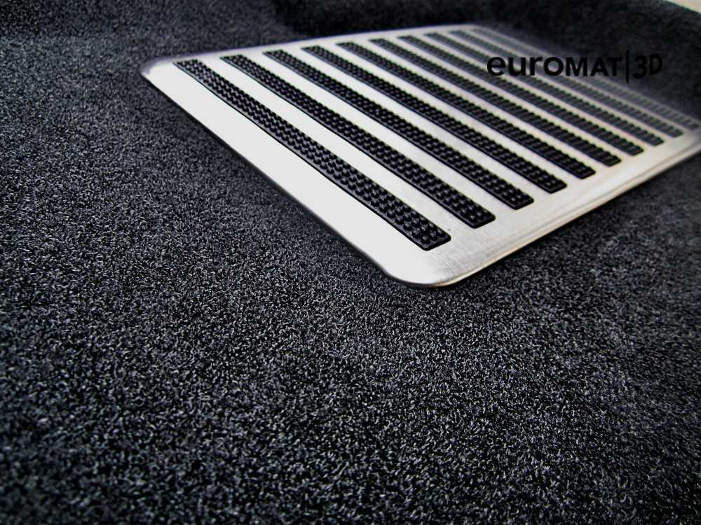 Коврики салона для SKODA Karoq (2017-) Euromat 3D Lux черные. Арт. EM3D-004501