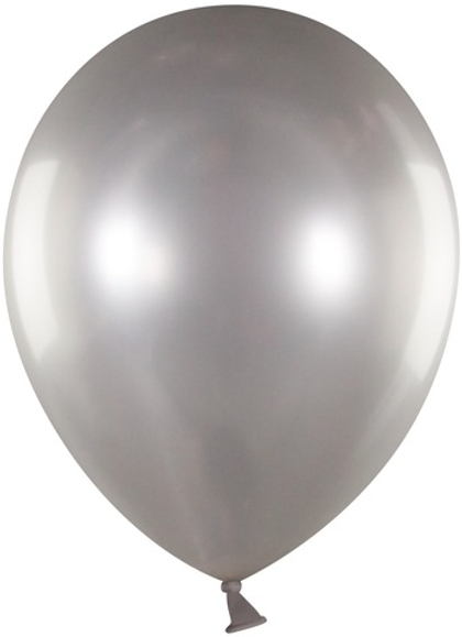 Шар (12''/30 см) Серебро, металлик