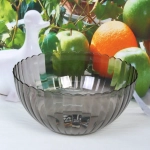 Салатник пластиковый «Мадлен» 19*9см ромашка,кофейный