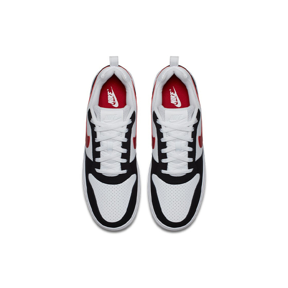 Кроссовки Nike Court Borough Low White Black Red