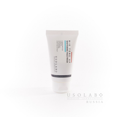 USOLAB Bio Tone Up Whitening Face Mask, 50 ml / Маска для выравнивания тона кожи