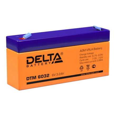 Аккумулятор DTM6032 (6В 3.2А/ч)