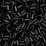 Японский бисер TOHO Bugle (стеклярус) 3mm (№49), непрозрачный глянцевый