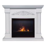 Каминокомплект Real Flame Ofelia 26 WT с очагом 3D Cassette 630 Black Panel