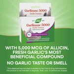 Nature's Way, Garlinase® 5000, экстракт чеснока, 320 мг, 100 веганских таблеток с кишечнорастворимой оболочкой