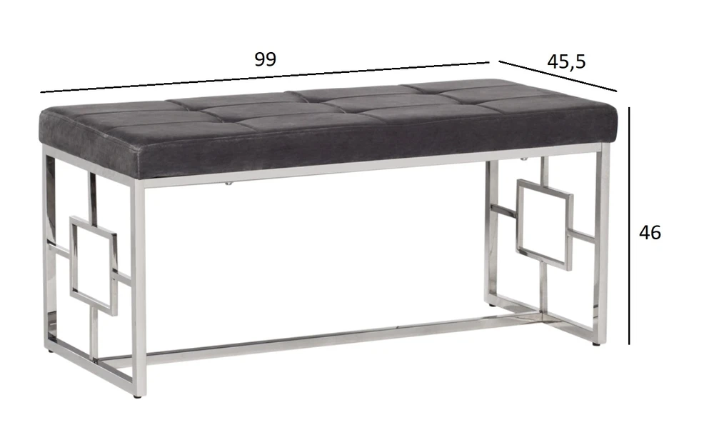 Банкетка Garda Decor 47ED-BEN005-GR