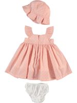 платье с трусиками и панамкой