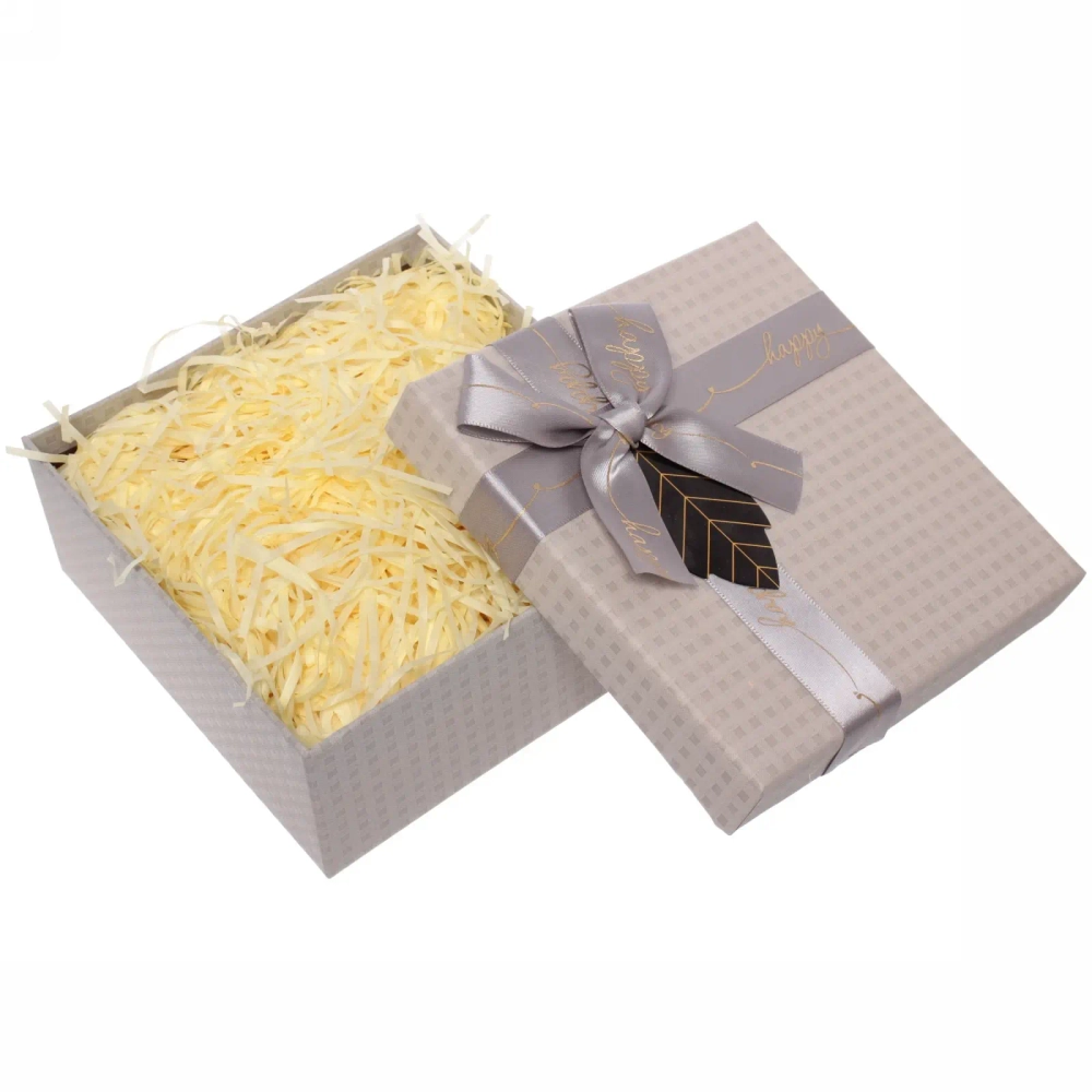 Наполнитель бумажный для подарков «Праздник» 50г , желтый