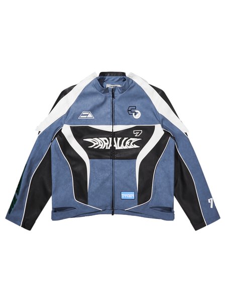 Куртка BLIND "Silhouette" Geometric Leather Jacket