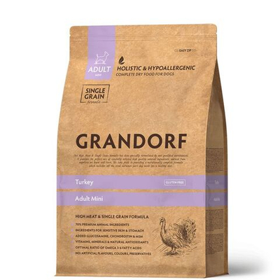 Grandorf Dog Turkey Mini корм сухой для собак индейка