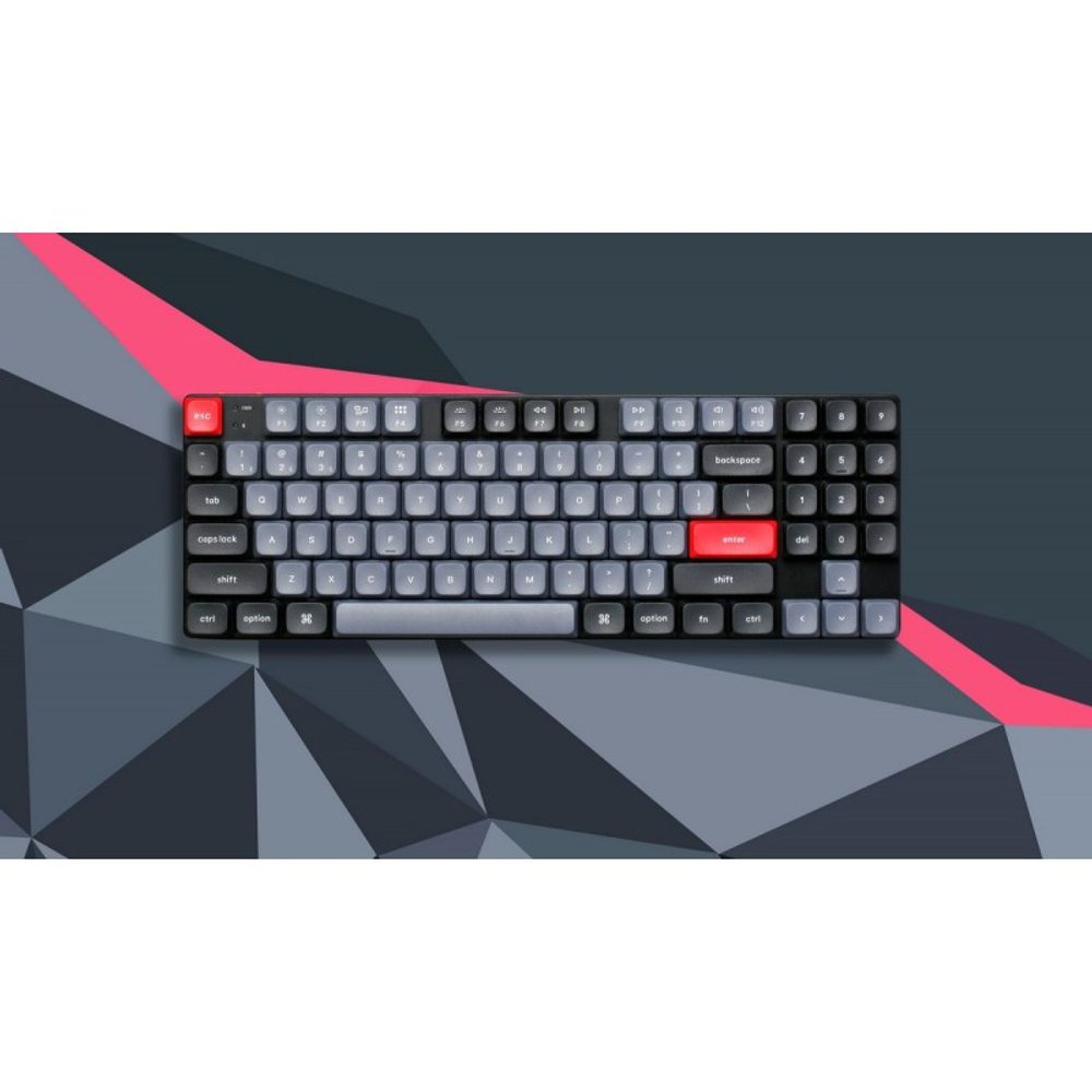 Беспроводная механическая клавиатура QMK Keychron K13 Pro, 90 клавиш, Hot-Swap, Gateron low profile Red Switch (K13P-H1)