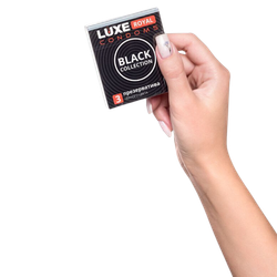 Презервативы черного цвета Luxe Royal Black Collection