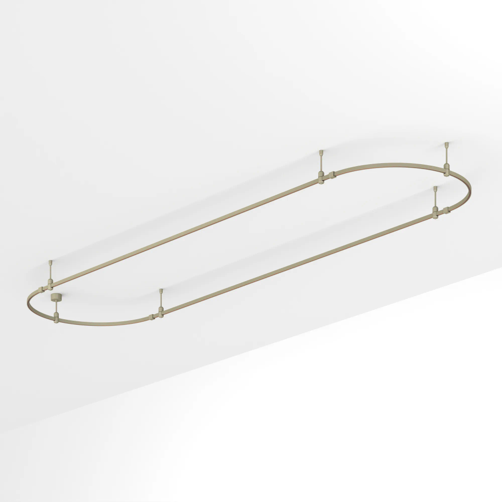 Основание ART-APRIORI-OVAL-ROD-200-4000x1000 (OG) (Arlight, IP20 Металл, 3 года) 054403